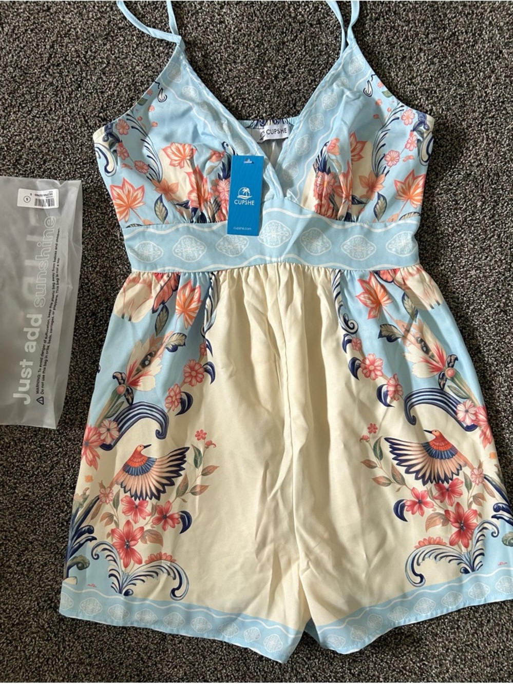 Cupshe Bahamian Sunshine Floral Romper - Picture 4 of 6